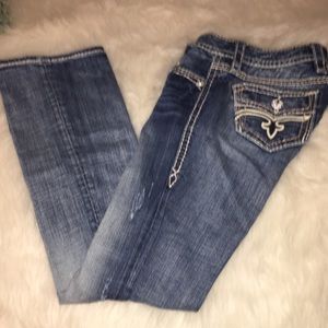 ROCK REVIVAL Sz 27 x 31 Jamila Bootcut Denim Jeans